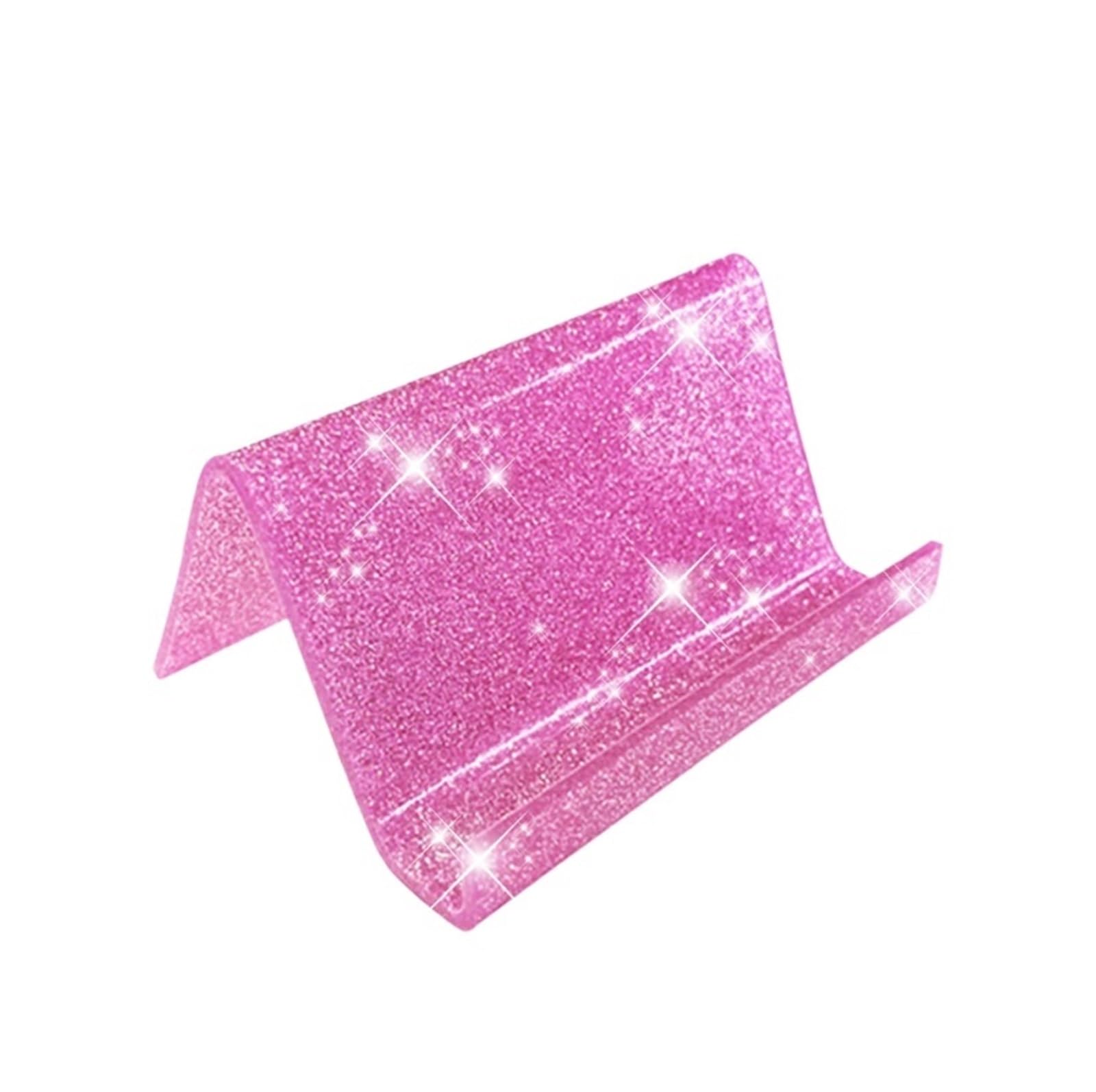 Porta Tarjetas Visita Portatarjetas De Presentación For Escritorio Acrílico For Oficina Organizador(Pink)