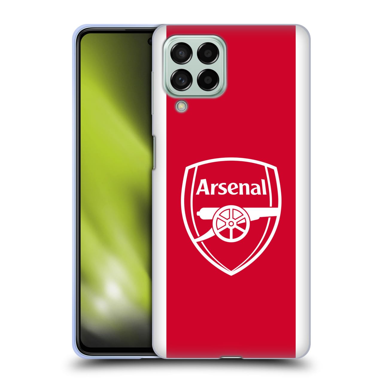 Head Case Designs Officially Licensed Arsenal FC Home 2025/26 Kit Gel Case [Military Grade Protection] Compatible With Samsung Galaxy M53 (2022) — image 1