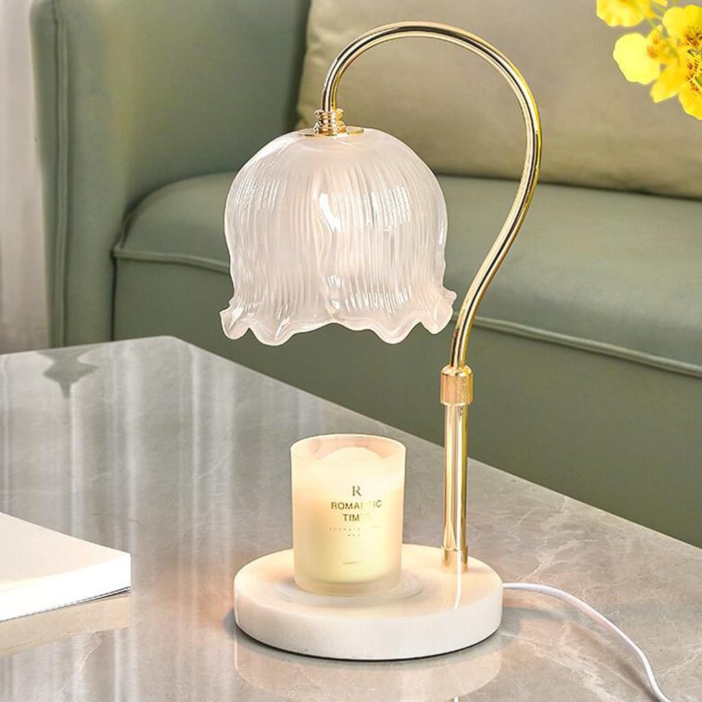 Kaars Wax Warmer Lamp, Kaarswarmerlamp, geen vlam, elektrische geurkaarslampwarmer, dimbare kaarsverwarmingslamp, wassmeltende kaarswarmerlamp for potgeurende was (Kleur: A) (Color : C