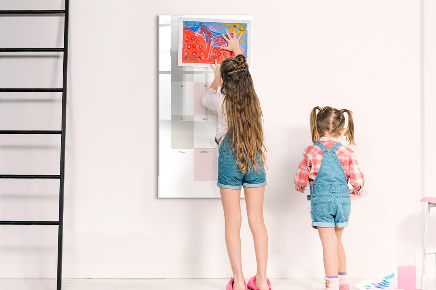 Eleganz Für Ihre Wand Zuhause 60x120 cm Jahresplaner Schwarzer Stift