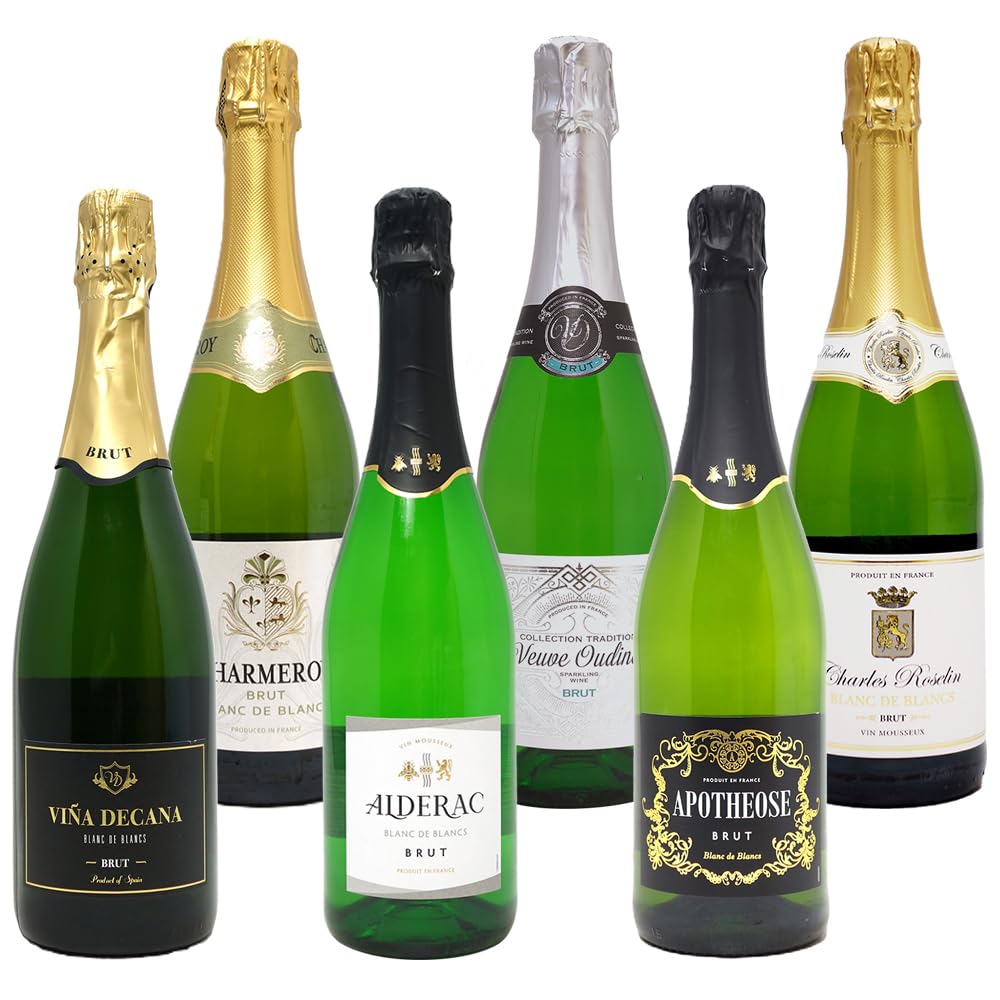 送料無料】【4本セット】辛口！フランス産スパークリング飲み比べ