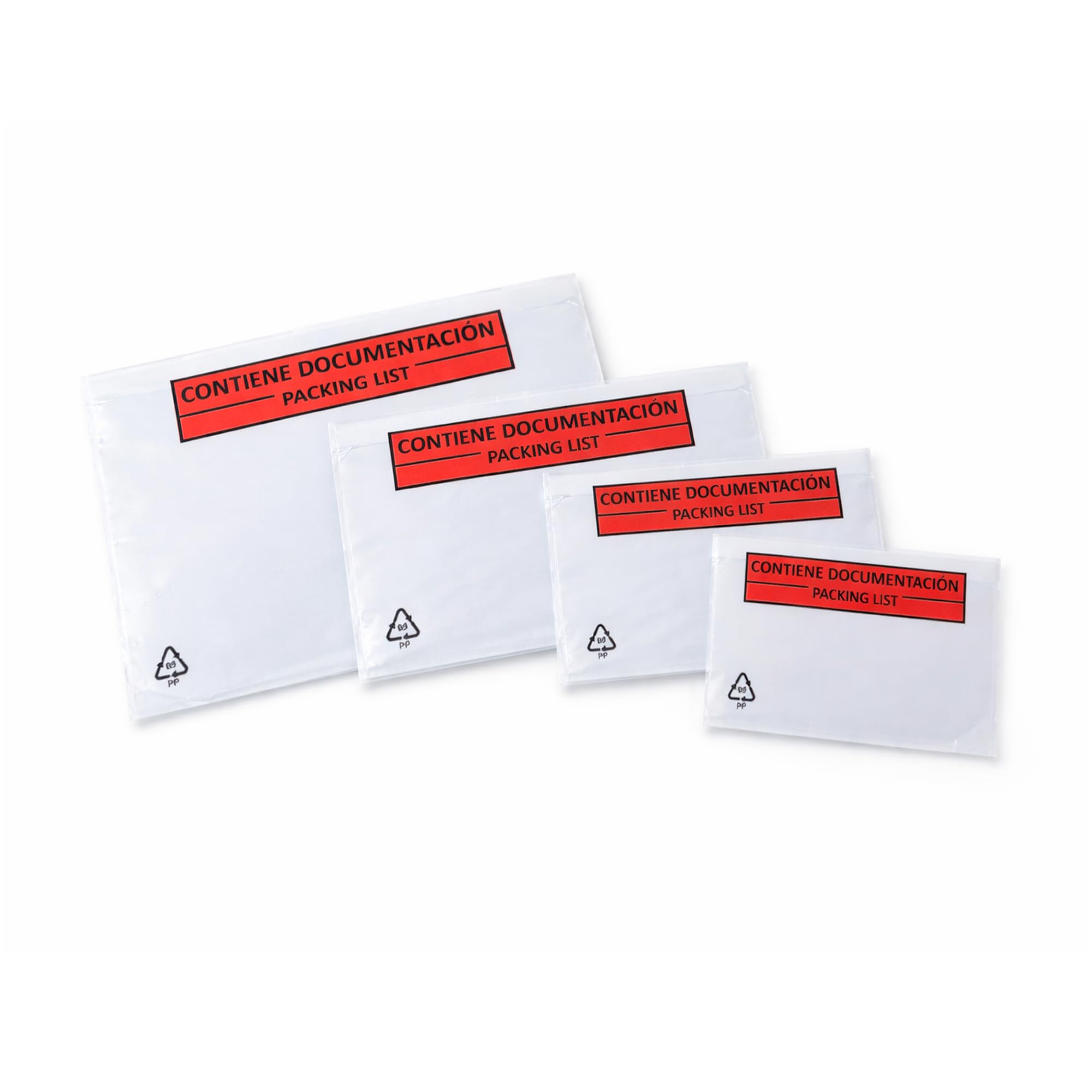Sobres Papel A6 - Portadocumentos Adhesivo Contiene Documentación - Etiquetas Adhesivas Transparentes - Sobres de Envío y Packing List - Portadocumentos A6 | 175x132mm | 100 Unidades