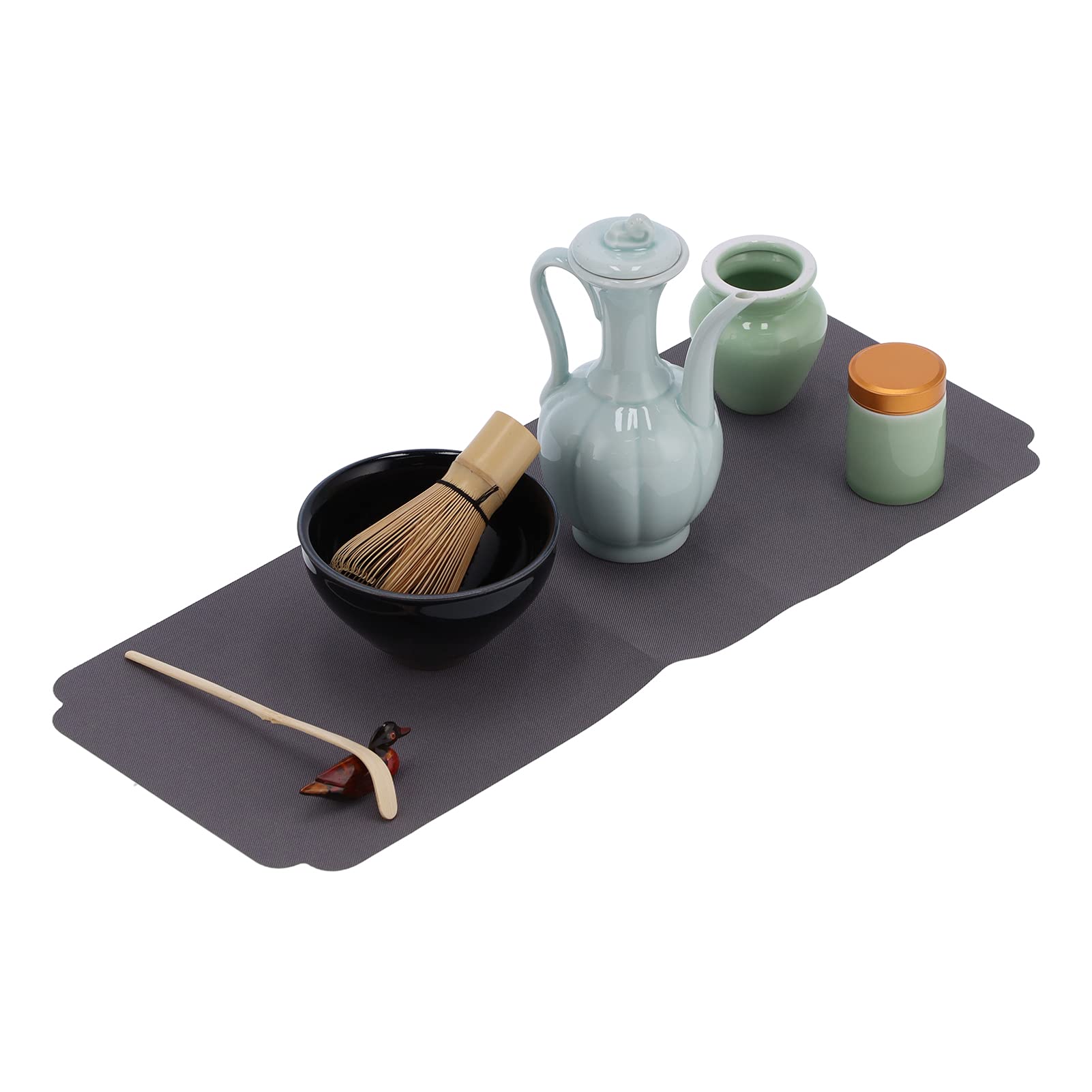 Matcha Tea Tool Set - Traditional Ceramic and Matcha Set with Whisk, Bowl, Scoop, and Tea Caddy - for Tea Ceremony Enthusiasts (#2)