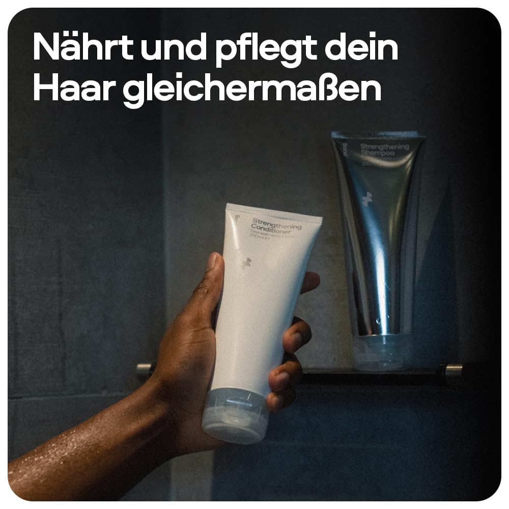 Sons Shampoo & Spülung für Männer (6x200ml). DHT blockierende Formel zur Förderung des Haarwachstums, Haarverdichtend & Anti-Schuppen mit Koffein & Sägepalme, bei Haarausfall & Ausdünnung, Zitrusduft