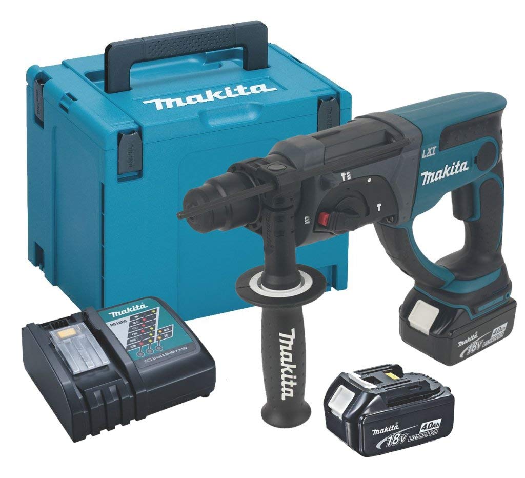Makita DHR202RMJ, perforateur burineur SDS-Plus 18V, 2x4,0 Ah, sans fil