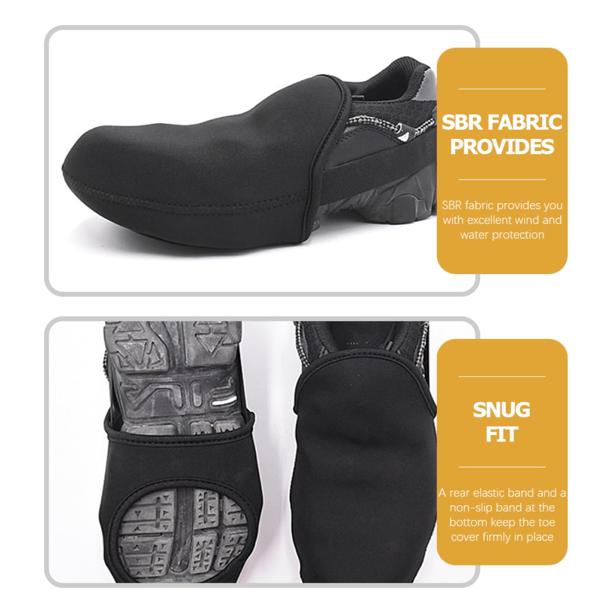 HANABASS Copriscarpe Antiscivolo per Impermeabili e Caldi Protezione Freddo e Vento Accessori per Neoprene per attività Inverno
