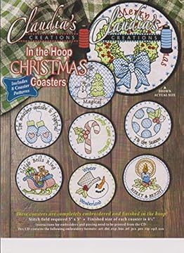 in the hoop christmas embroidery designs
