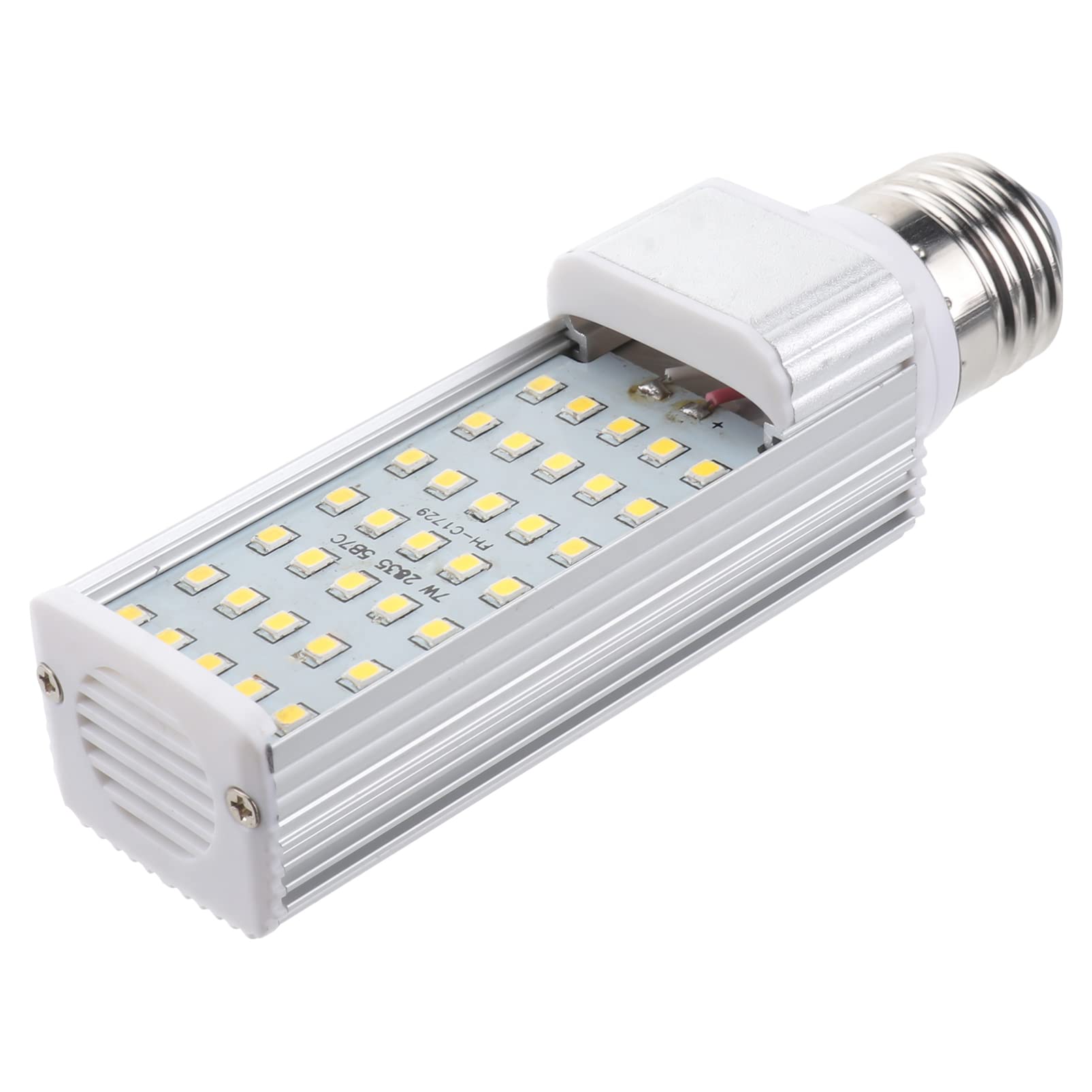 Toyvian Lámpara De Iluminación Del Acuario Luz De Maíz Condujo Repuestos De Aletas Lámpara De Pescado Pequeño Led Pecera Led Bombillas Espirales Bombilla Led Luces Decorativas Base Rotar