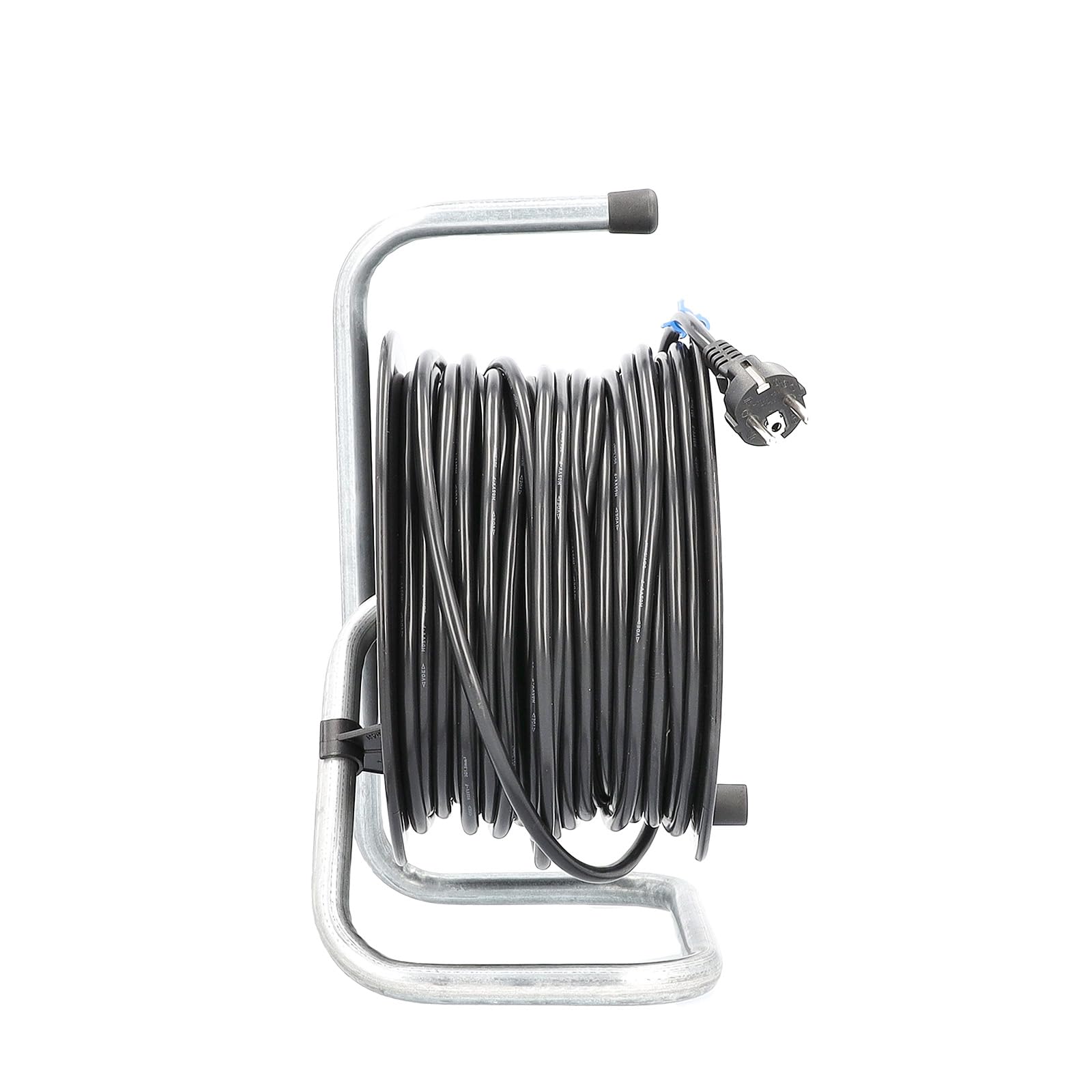 as - Schwabe Kabeltrommel 50m, IP20 Innenbereich, 4-fach, Thermoschutzschalter, Made in Germany