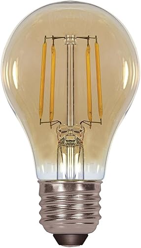 Miniatura 1 de Paquete de 6 bombillas LED Satco S9583, 4.5A19AMBLEDE2622K120V, paquete de 6