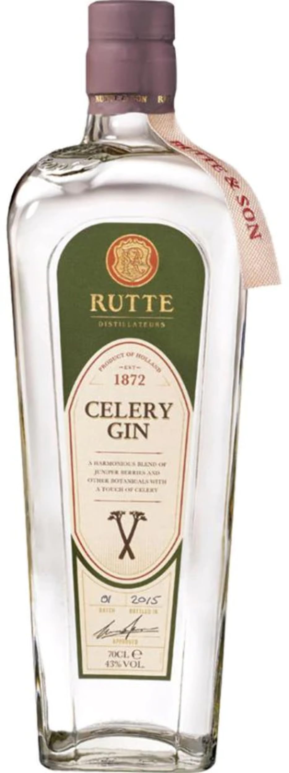Rutte Celery Dry Gin, 70 cl