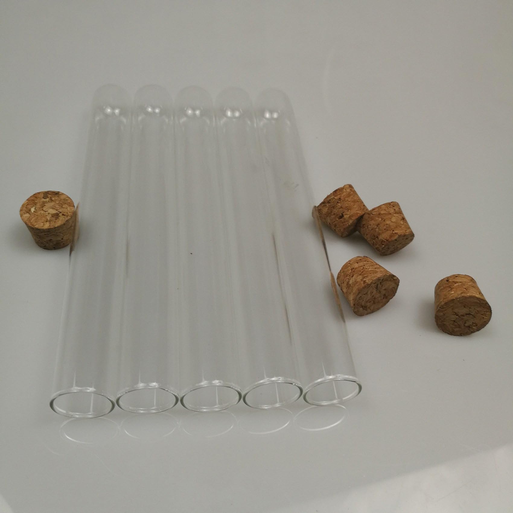 150 . 20 x 150 mm 30 ml plastikowa probówka z korkiem, przezroczysta tuba na ślubny