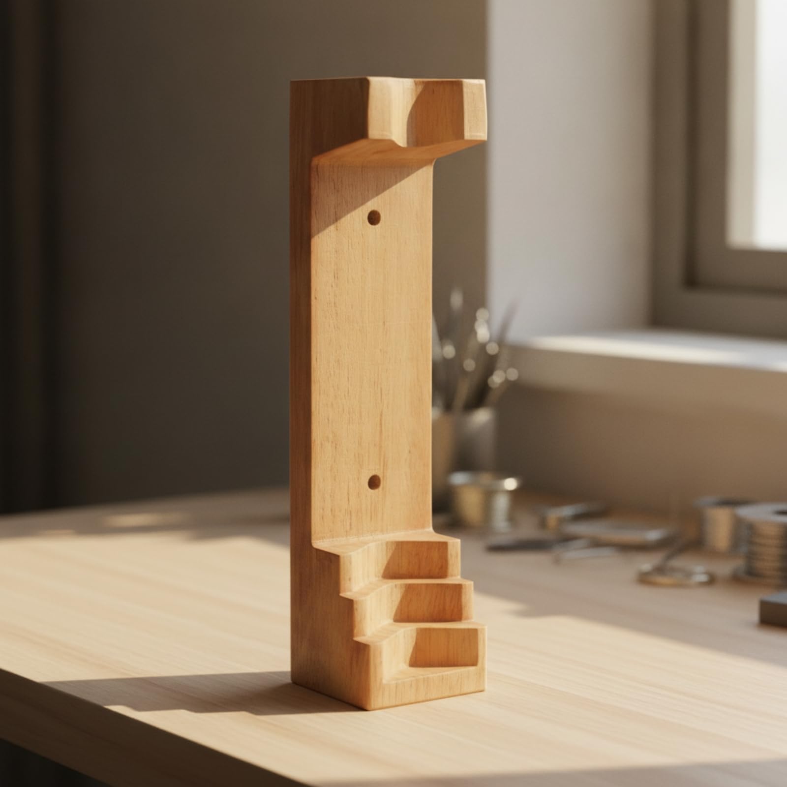 Supporto in Legno Durevole Staffa Resistente All'usura Utensile da Tornio per Gioiellieri, Artigiani, Laboratorio Orefice