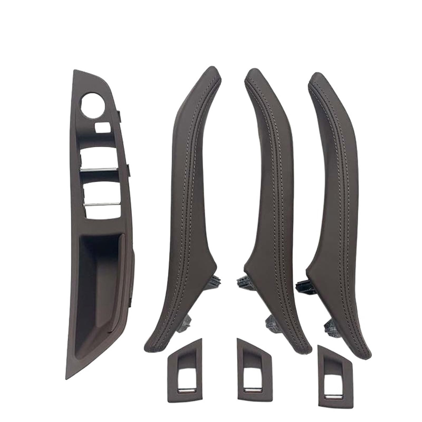 OEXRIGRU Car Interior Door Handles for BMW 5 Series F10 F11 F18 520i 523i 525i 528i 535i Car Interior Handle Panel Pull Trim Cover(LHD Moka)