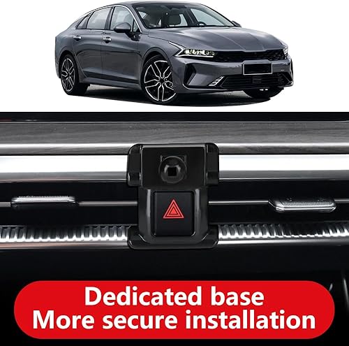 Miniatura 3 de LUNQIN Soporte de teléfono de coche para Kia K5 2021-2023 LXS GT Line EX Accesorios para automóviles Soporte de navegación Decoración interior Funda