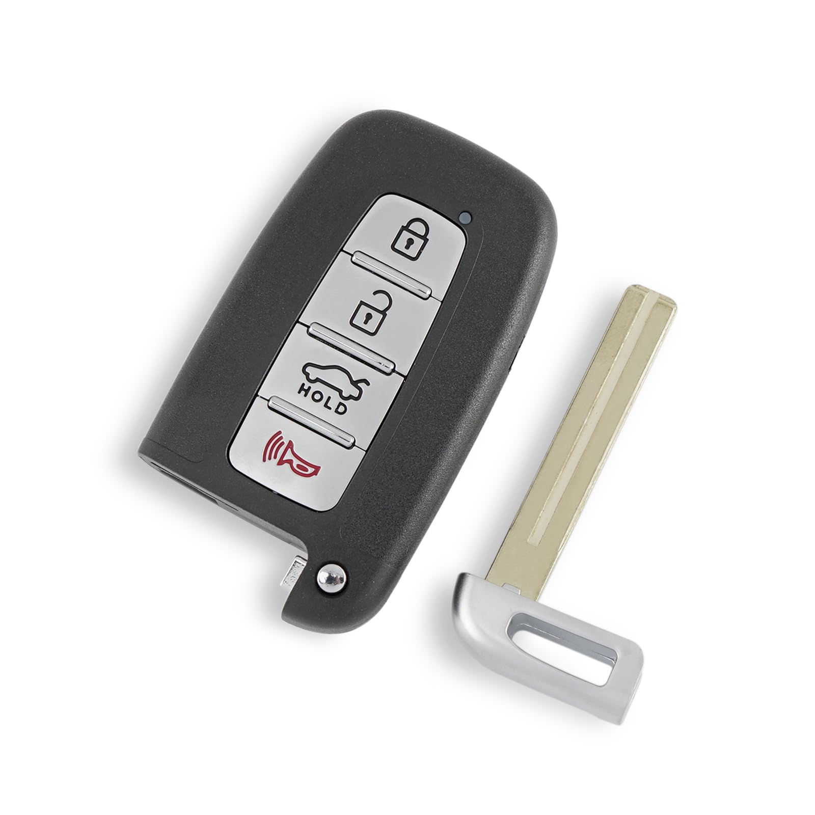 Key Fob Remote Replacement Fits for Hyundai Sonata Genesis 2010 2011 2012 2013 2014 Azera Equus Kia Optima Ria Sorento Forte Borrego Keyless Entry Smart Remote Control SY5HMFNA04 (Pack of 2)