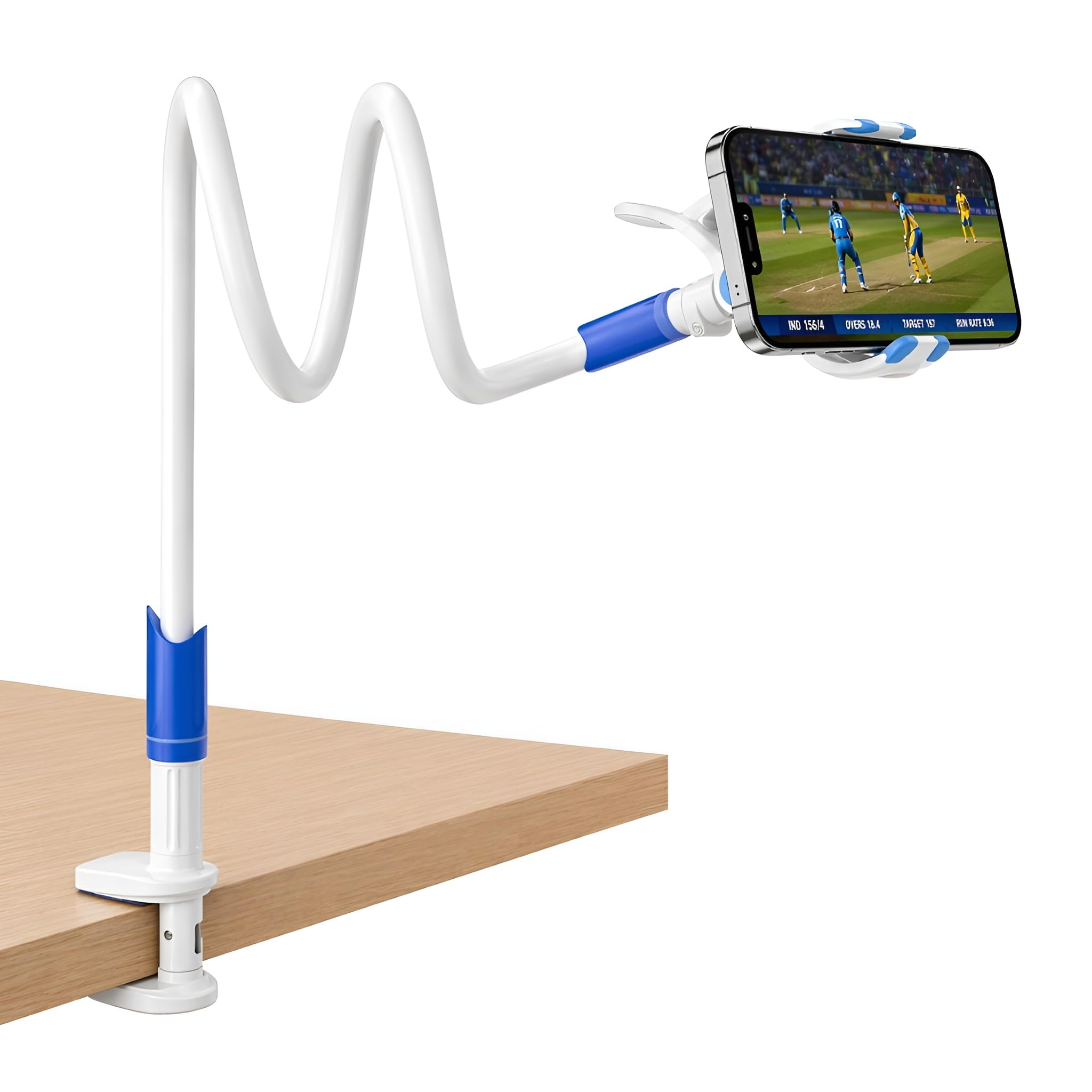 Xtore® Next Gen Universal Mobile Phone Holder with 360° Rotation (Blue & White, Pack of 1)-picture-10