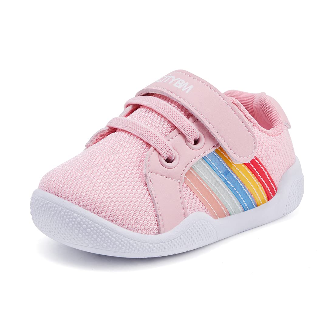 Breathable Toddler Walking Shoes Wide Slip-on Sneakers (Girls/Boys/Kids)