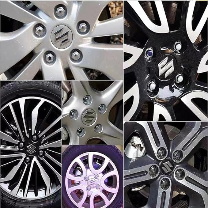 Coprimozzo Centrale Jimny 54mm 58mm Coprimozzo Suzuki Jimny 2018-2023 - Set 4 Pezzi 54mm Nero Per Protezione Mozzi Ruote Tappo Mozzo Auto Nero - 8
