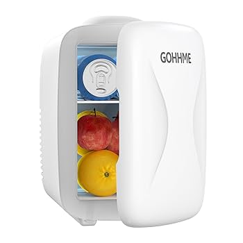 Amazon | GOHHMEミニ冷蔵庫 4L 冷温庫0~65℃ 小型冷蔵庫 保温