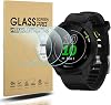Diruite 4-Pack for Garmin Forerunner 55 Screen Protector Tempered Glass for Garmin Forerunner 55 Smart Watch [2.5D 9H Hardness][Anti-Scratch][Optimized Version]