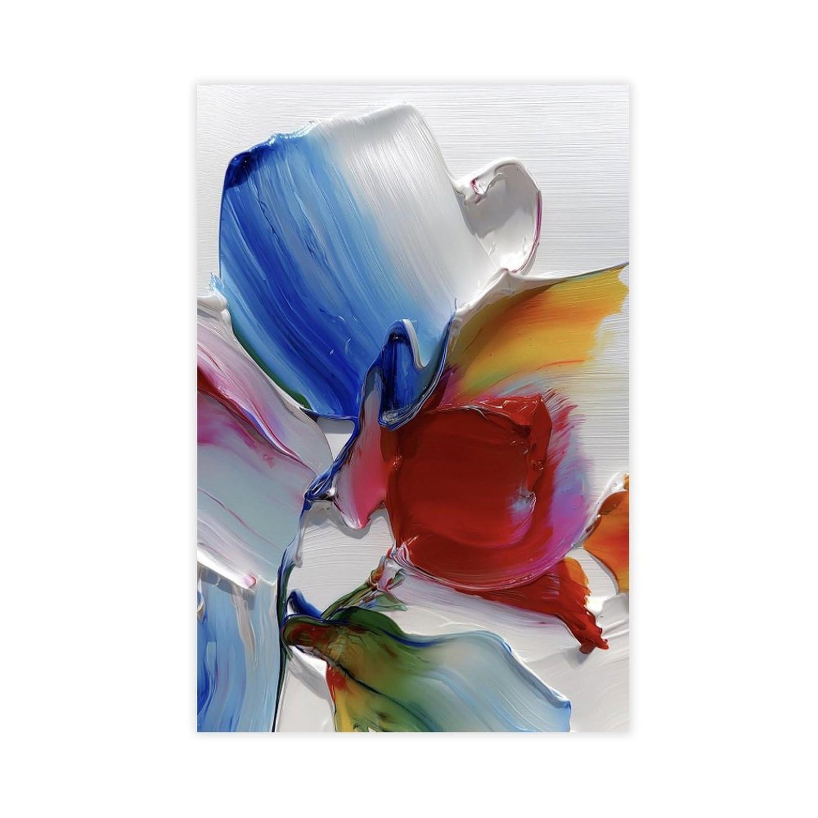 Ywtjax Unframe-Style Abstract Expressionist Poster Canvas Poster For Dorm Room Decor Gift