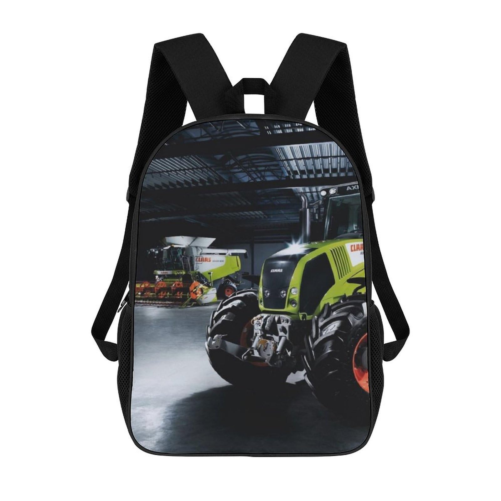 TNFHSOFT Tractor Backpacks Boys Girls Secondary School Bookbags Backpack for Junior Elementary Rucksack 17inch