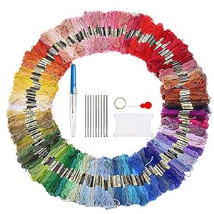 Borduurdraden 200 strengen per pak borduurwerk Floss kruissteek draden, vriendschap armbanden floss, ambachten Floss…