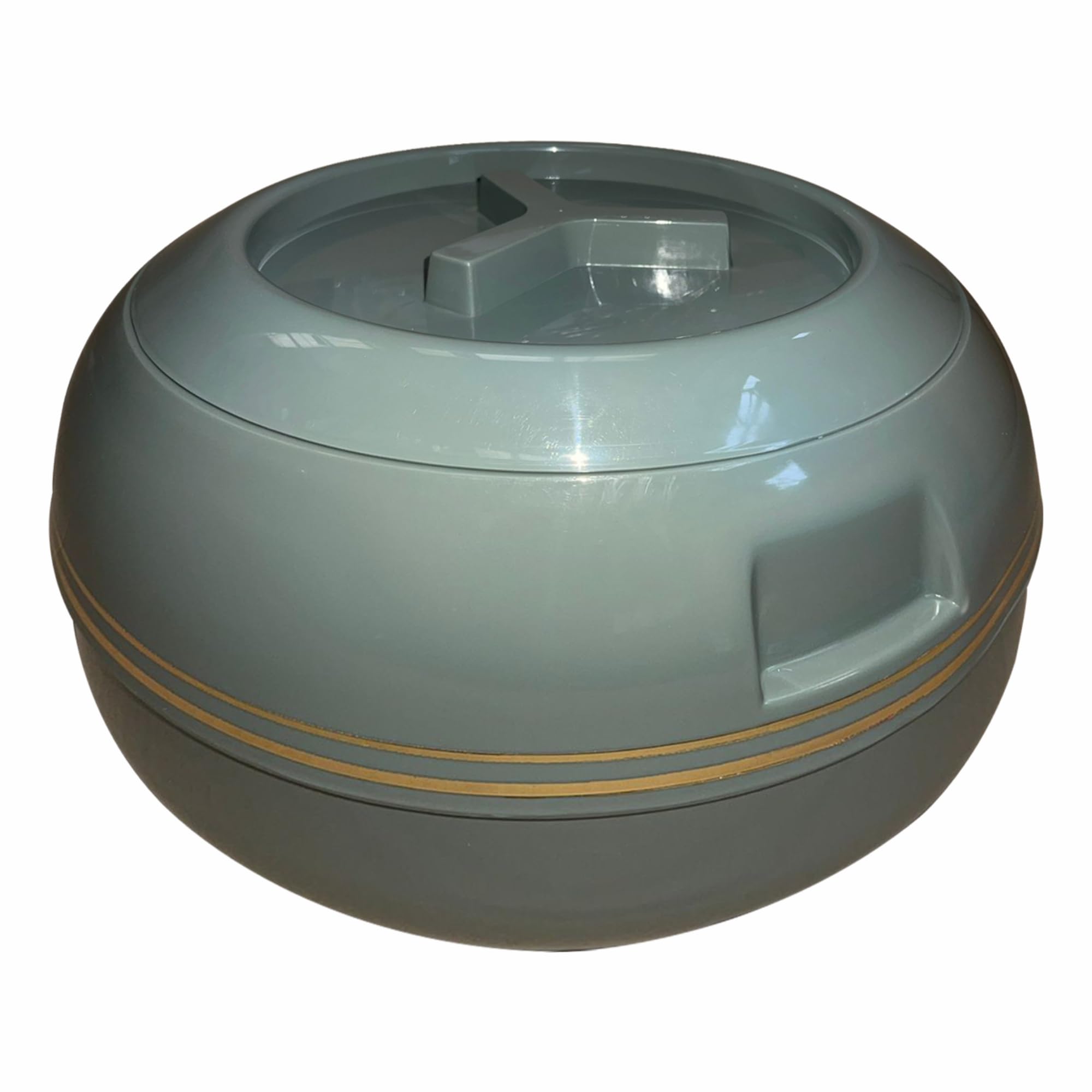 Eason Bros Large Insulated Casserole Dish Peacock Green – (10000ml) Stainless Steel Round Serving Bowl with Airtight Lockable Lid, Thermal Food Warmer & Cooler - 10 Litre