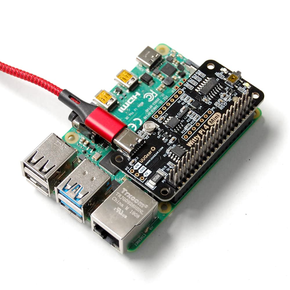 Witty Pi 4 Mini : horloge en temps réel et gestion de l'alimentation pour Raspberry Pi