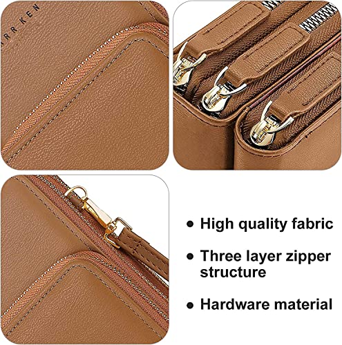 Image of BOSTANTEN Girls Women Women's Wallet Sling Crossbody Bag for Mobile Cell Phone Holder Pocket Wallet Wallets Hand Purse Clutch Crossbody Sling Bag for Women Womens Girls