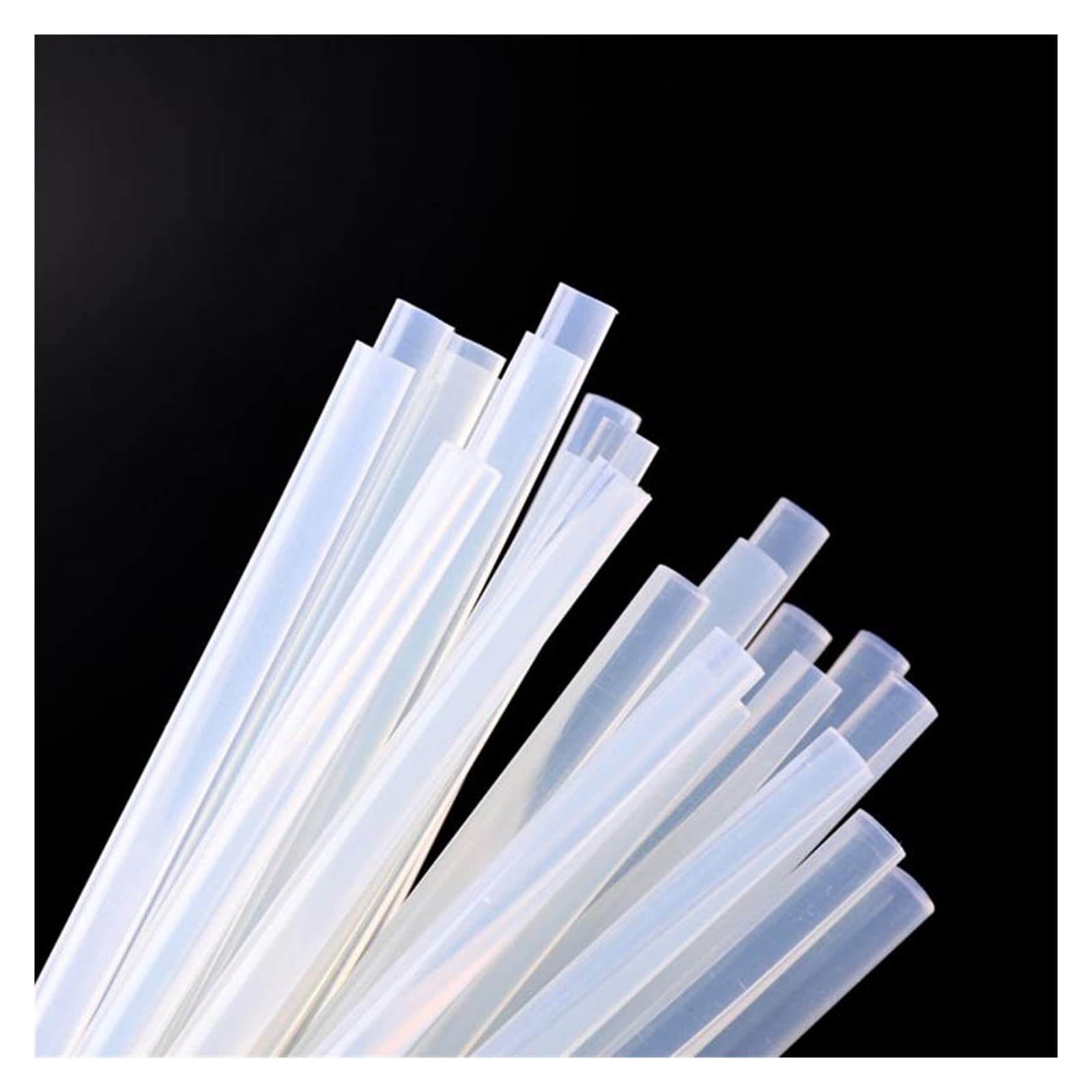 Klej w sztyfcie na gorąco, 7mm / 11mm Przezroczysty klej na gorąco do klejenia na gorąco Narzędzia DIY Naprawa Akcesoria ze stopów(11x150mm,100 pcs)