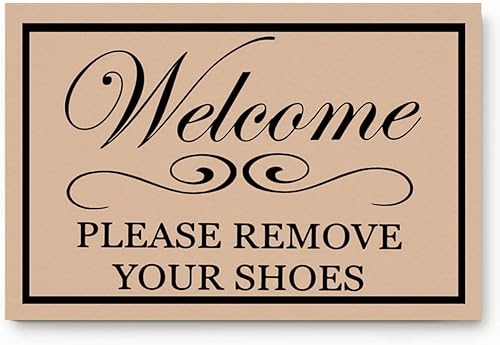 Miniatura 1 de Tapete de entrada para puerta delantera, tapete de bienvenida Plesse para quitar tus escobas, tela no tejida de perfil bajo, tapete antideslizante