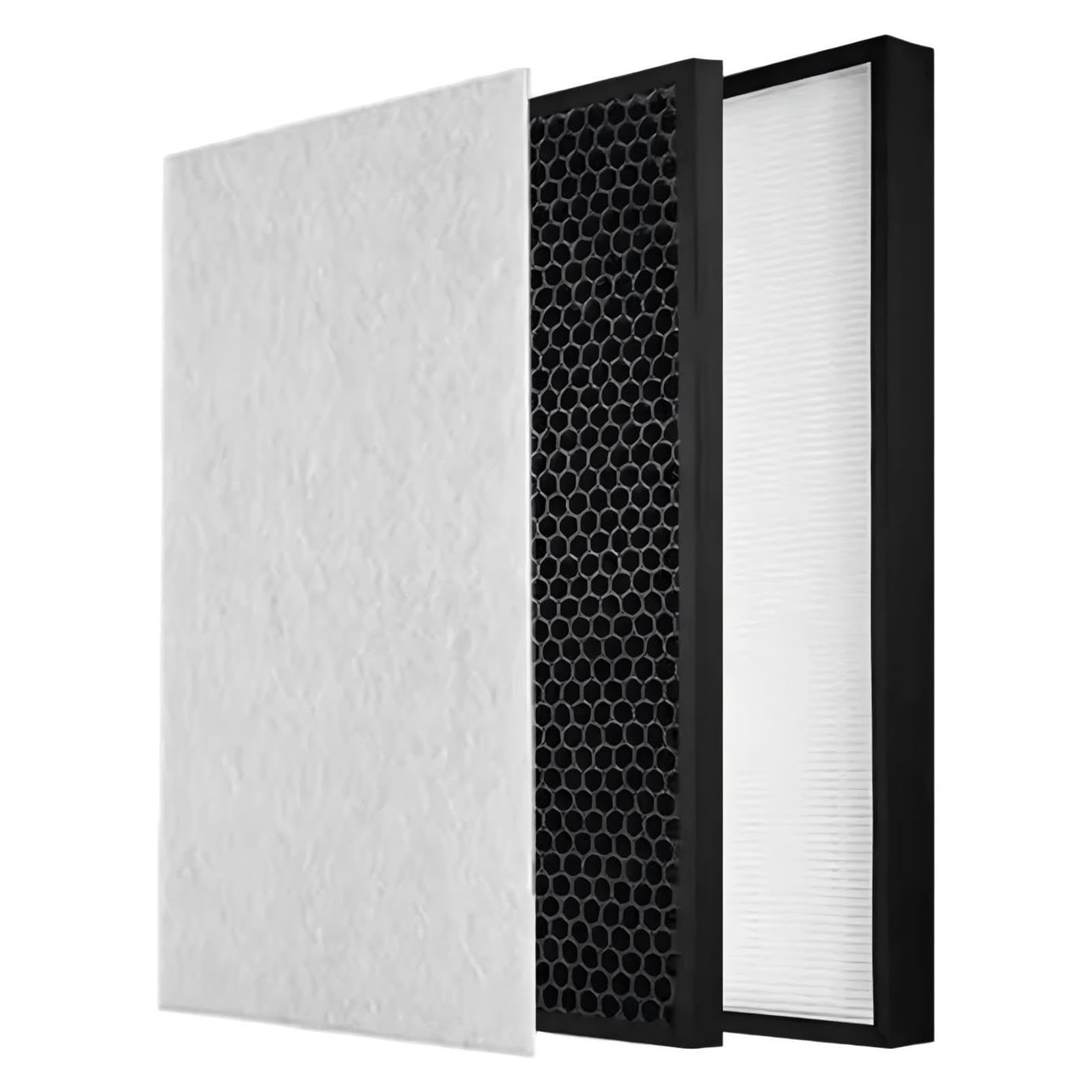 Filtro Hepa Al Carbone Attivo E Filtro Umidificante For La Sostituzione Del Purificatore D'aria KC‑A51RW Compatible With Sharp FZ‑A51HFR FZ‑A51DFR FZ‑A51MFR(1set and Humidifying Filter)
