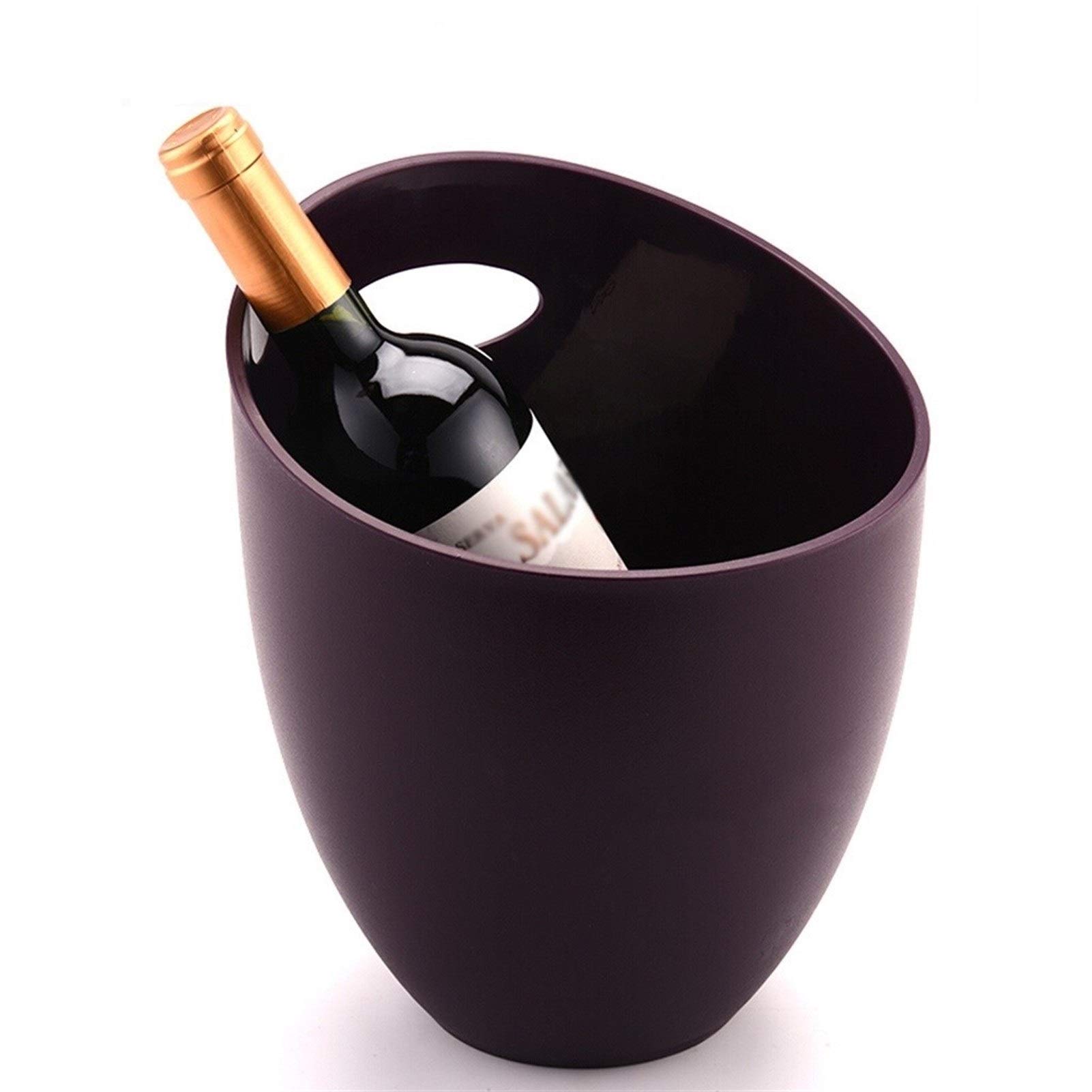 Eiswürfelbehälter/Eiseimer Modefarben-Harz-Eiskübel Champagner Fass Weinfass Durable Familie Bar Weinfass (3.6L) Isolierter Eisbehälter