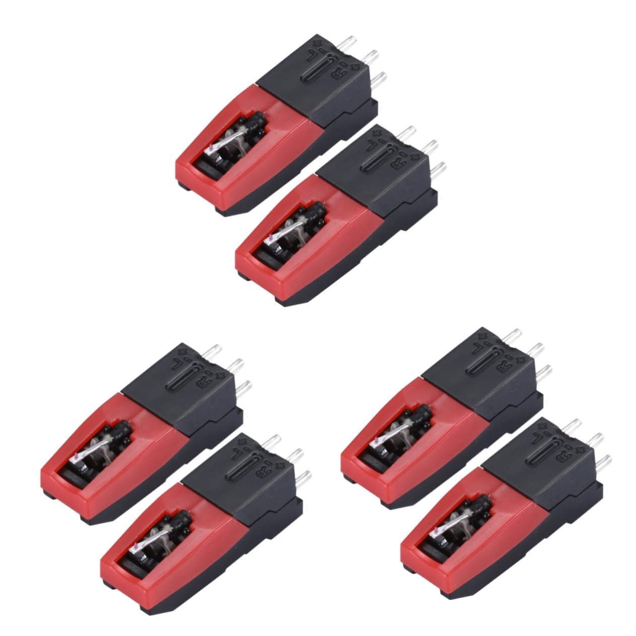BESTonZON 6pezzi Stilo Professionale Per Gramofono Con Punta Ricambio Per Giradischi e Accessori Per La Riproduzione Musicale Installazione Facile Qualità Del Suono Eccellente