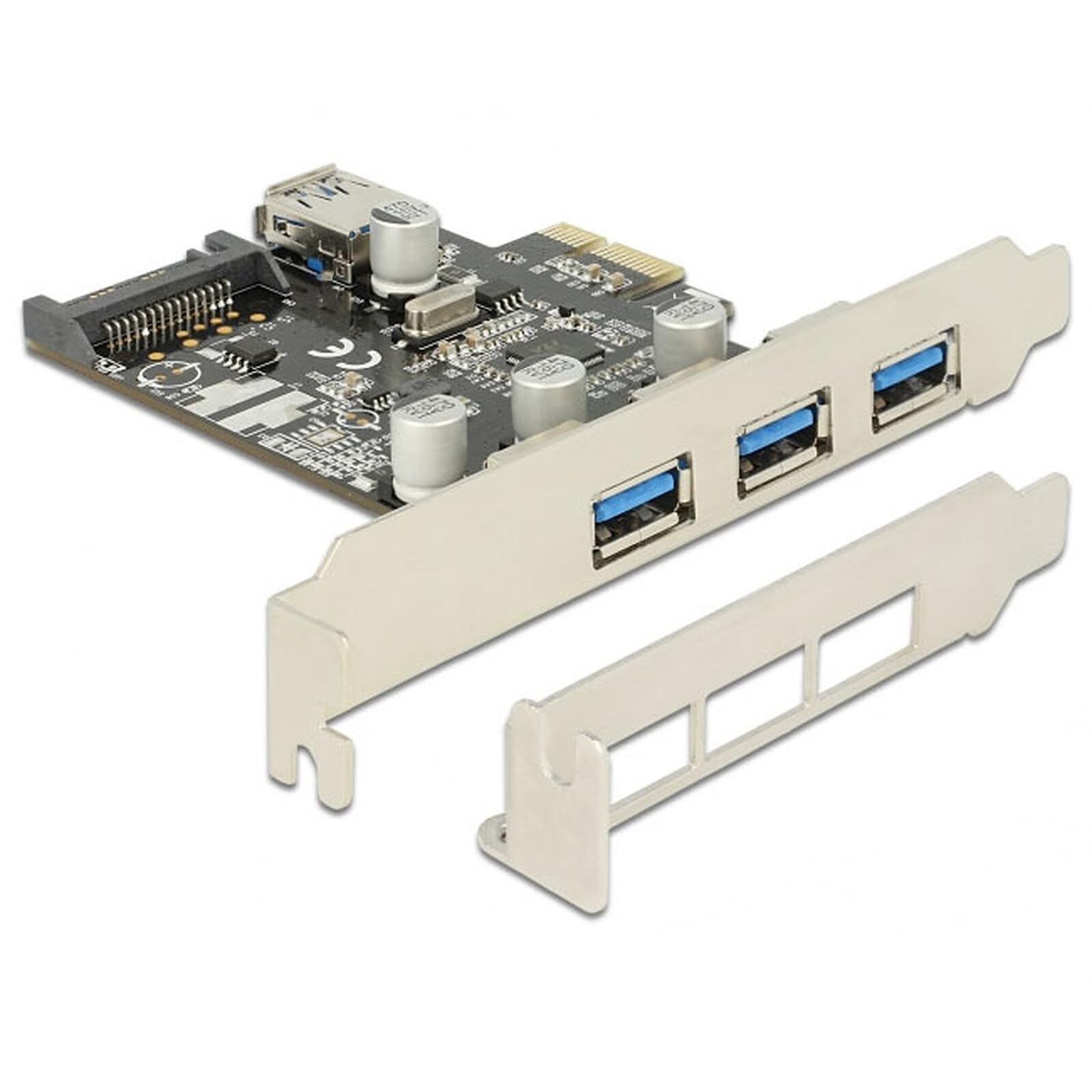 Delock PCI Express Karte mit USB 3.0 Anschlüssen