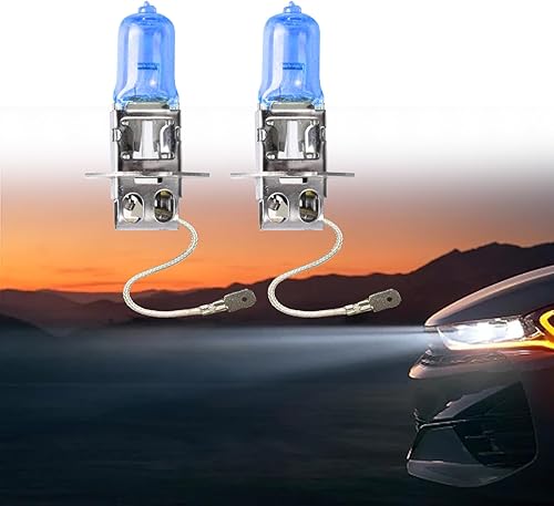 Miniatura 1 de 2 bombillas halógenas para faros delanteros, bombillas LED superbrillantes para automóvil, bombillas LED H3, 12 V, 100 W, luz baja y bombilla de