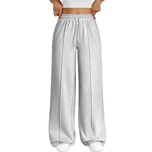 Trendy Queen Womens Wide Leg Sweatpants Baggy Loose Fall Barrel Casual Lounge Athletic Pants Comfy Teen Girl Cute y2k Joggers