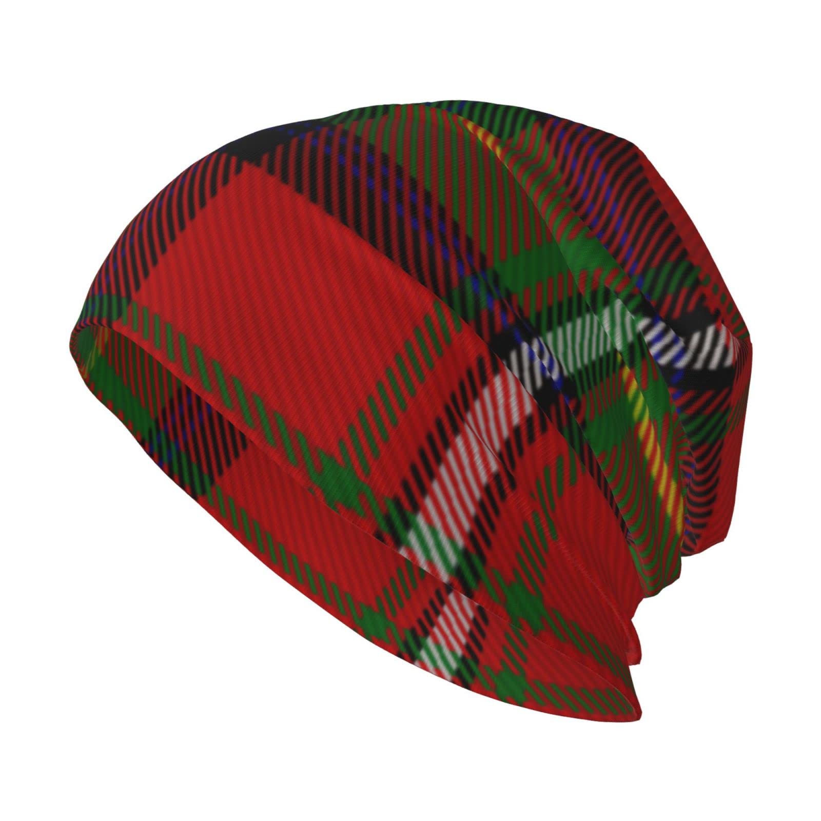 Oudrspo Unisex Beanie Hat Boyd Tartan Warm Slouchy Knit Hat Headwear Gift for Adult