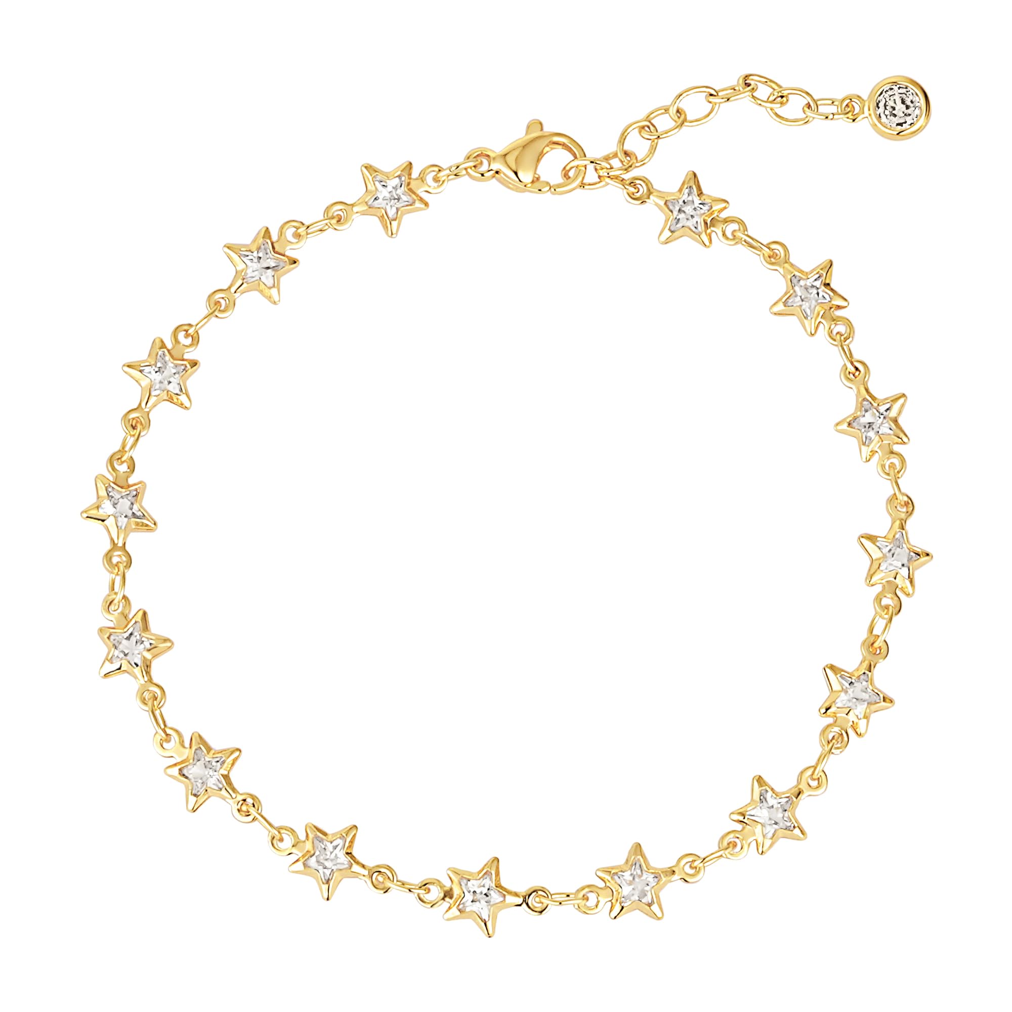 Jenosy Armband für Frauen 18K Vergoldet Zierliche Kette Einf