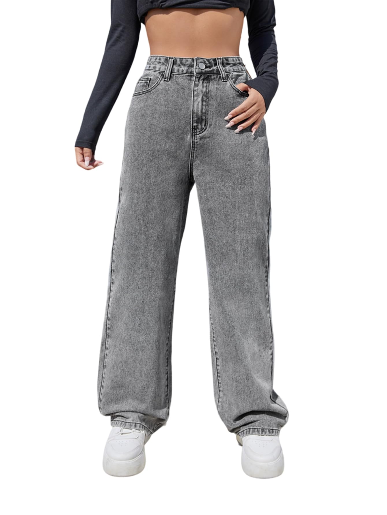 kotty Women's Cotton Lycra Blend Relaxed Fit Jeans-picture-29