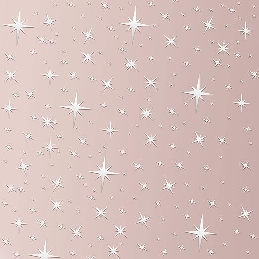 Zonon 82 Pieces Mirror Wall Stickers Star Wall Decals Decor Removable 3D Acrylic Mirror Star Setting Sticker for Ceiling Home Bedroom Living Room Girls Room Decor(Silver)