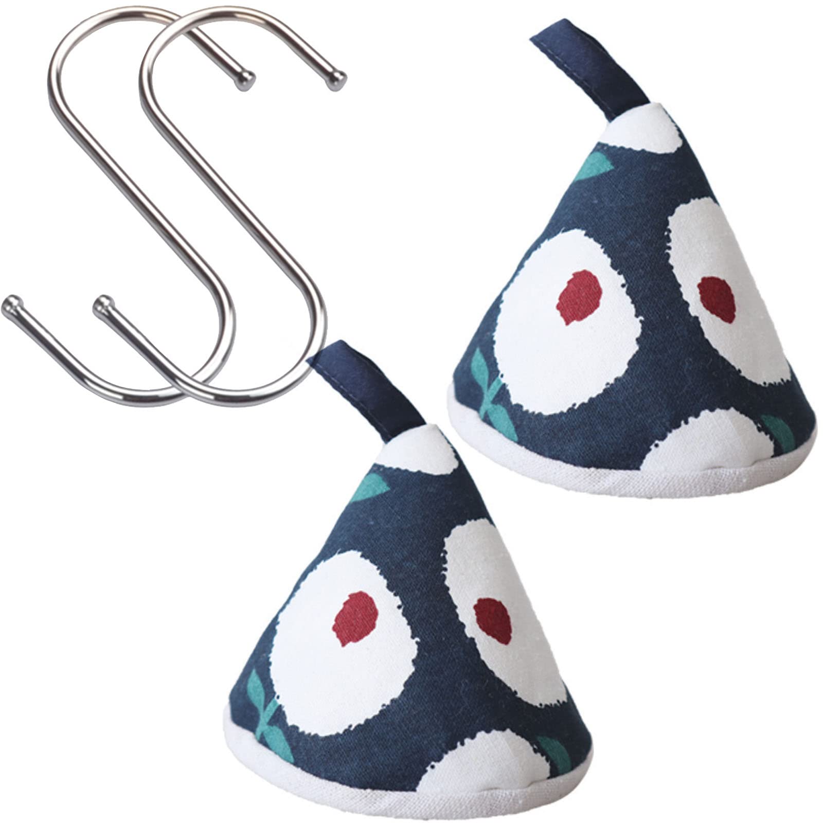 Amazon.co.jp: Hakona 三角鍋つかみ 2個セット かわいい おしゃれ 北欧