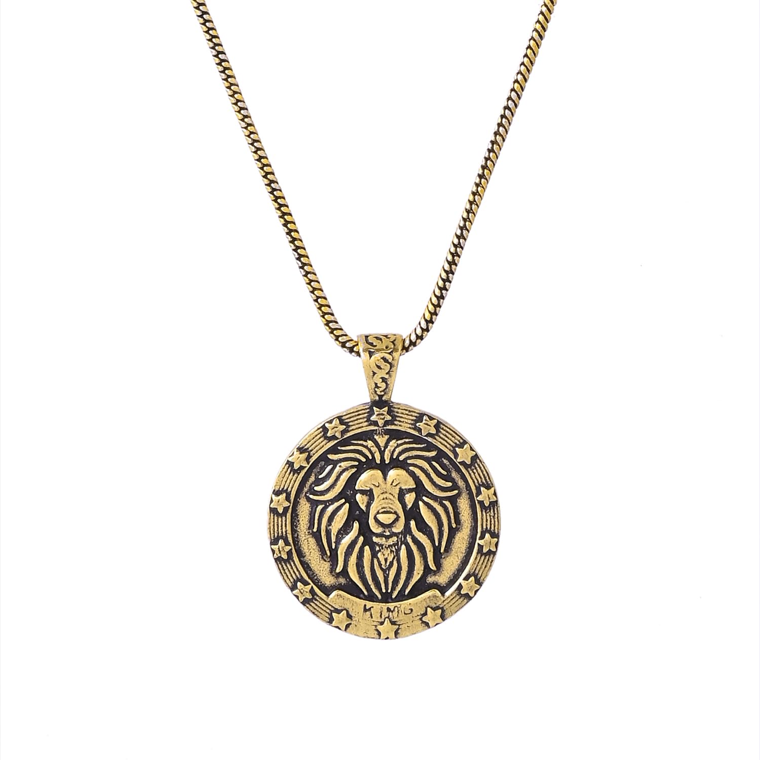 Statement Golden Roar Mens Pendant|Casual|Trendy|Gift For Mens|Rakhi Gift For Brother-image-30
