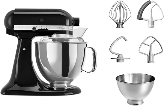 Kitchenaid Artisan 4, 8 L Stand Mixer 5KSM175PS Onyx Black-EOB