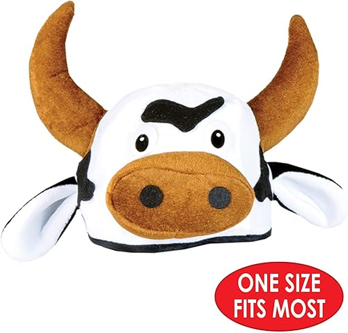 Miniatura 10 de Beistle Sombrero unisex de felpa con cabeza de caballo, accesorio para disfraz del oeste, suministros de fiesta temática de granja, diadema de