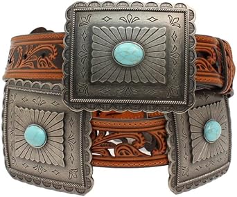 Turquoise Concho Western Belt 