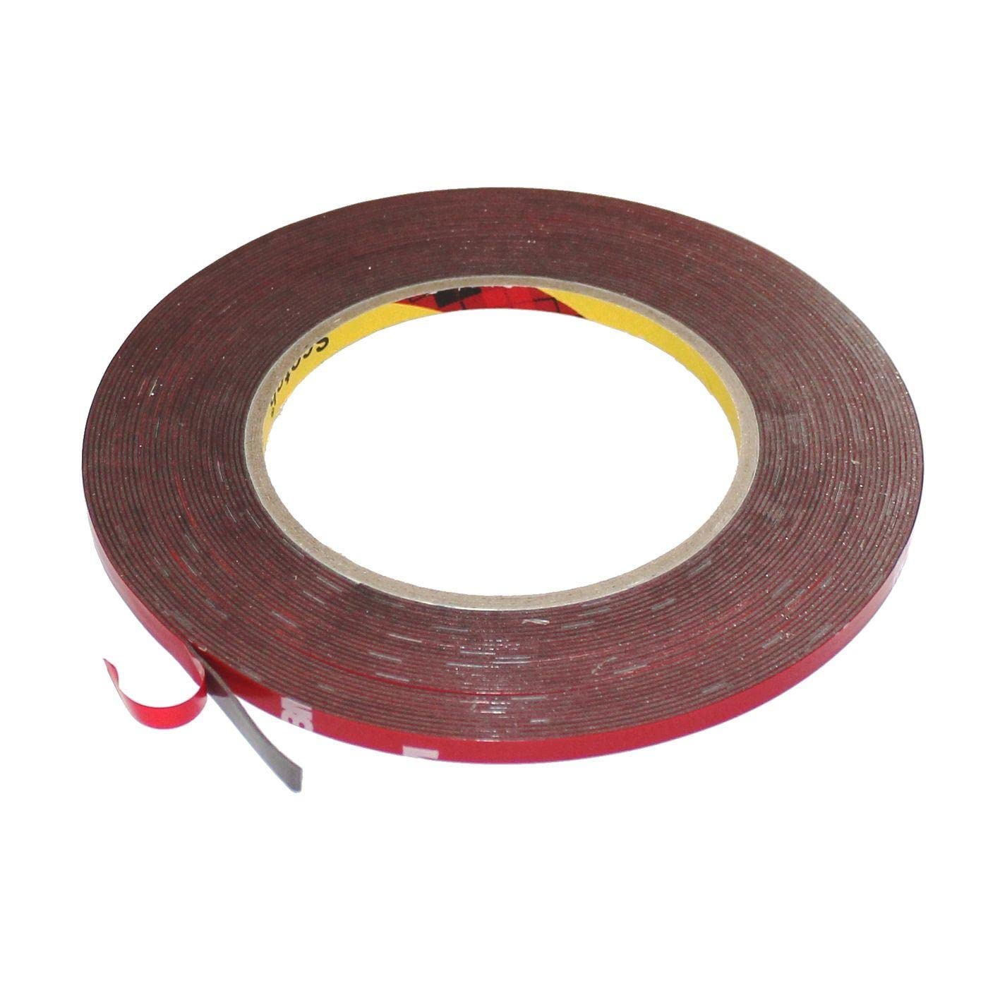 3M Dubbelsidig Tejp 8mm, Till Aluprofiler, 5 Meter Rulle
