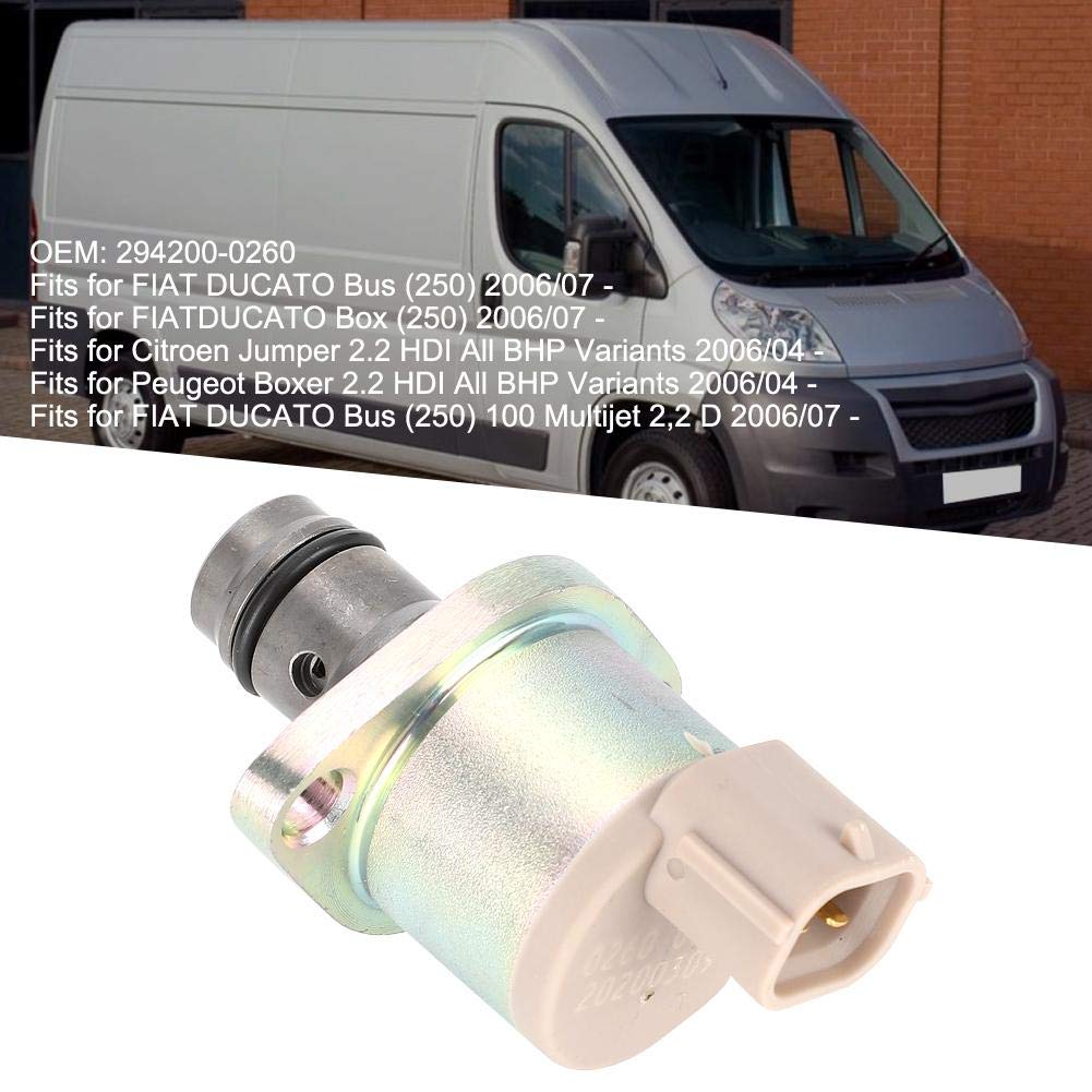 Aramox Fuel Pressure Regulator Valve 294200-0260 Compatible with L200 Triton, Efficient Fuel Pump Control Solenoid, Fuel Pressure Regulator Valve 294200-0260 for L200 Triton, Fuel